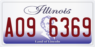 IL license plate A096369