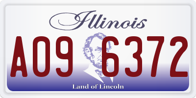 IL license plate A096372
