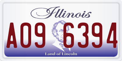 IL license plate A096394