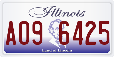 IL license plate A096425