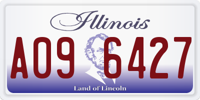 IL license plate A096427