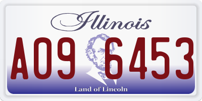 IL license plate A096453