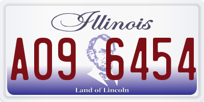 IL license plate A096454