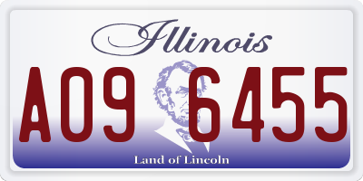 IL license plate A096455