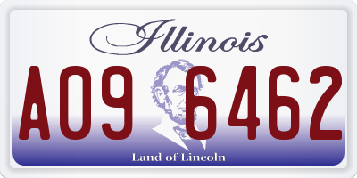 IL license plate A096462