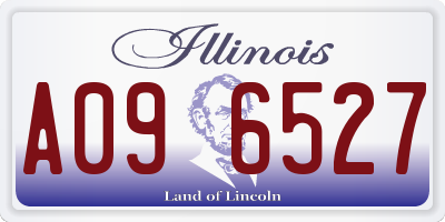IL license plate A096527