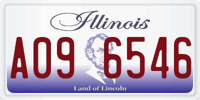 IL license plate A096546