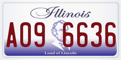 IL license plate A096636