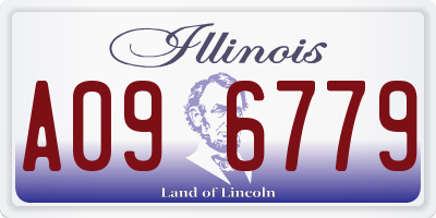 IL license plate A096779