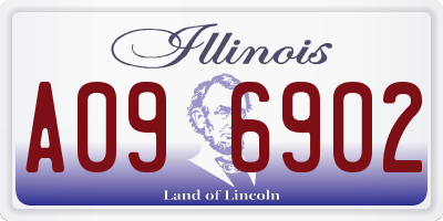 IL license plate A096902