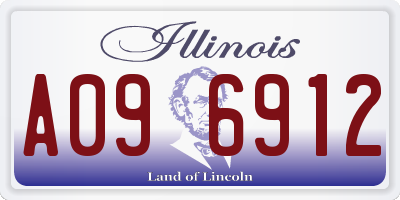 IL license plate A096912