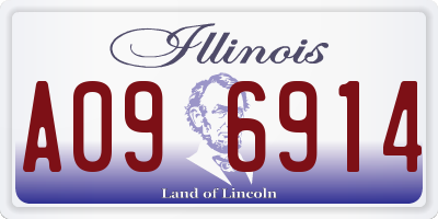 IL license plate A096914