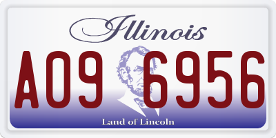 IL license plate A096956