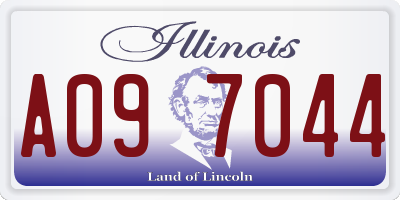 IL license plate A097044