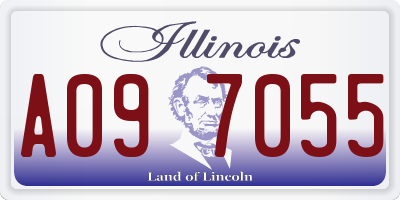 IL license plate A097055