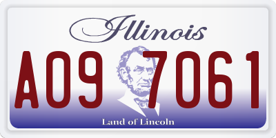 IL license plate A097061