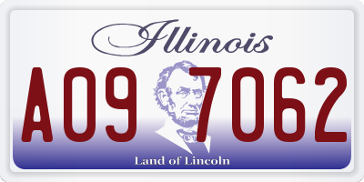 IL license plate A097062