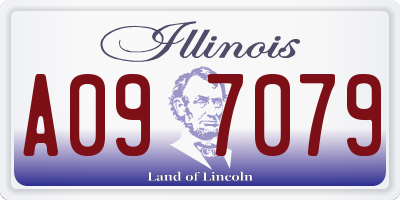 IL license plate A097079