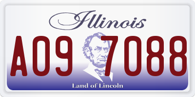 IL license plate A097088