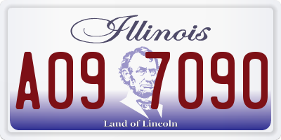 IL license plate A097090