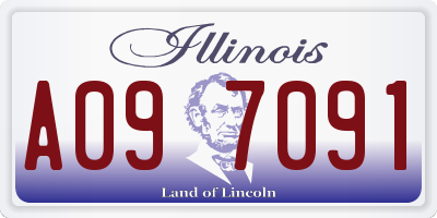 IL license plate A097091