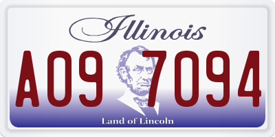 IL license plate A097094