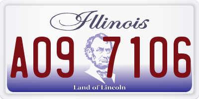 IL license plate A097106