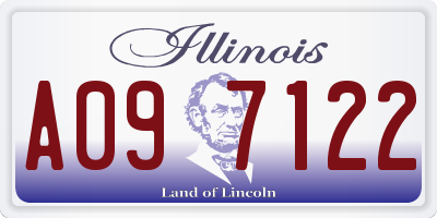 IL license plate A097122
