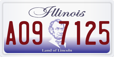 IL license plate A097125
