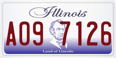 IL license plate A097126