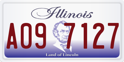 IL license plate A097127