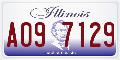 IL license plate A097129