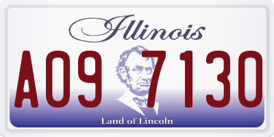 IL license plate A097130