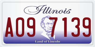 IL license plate A097139