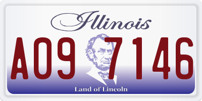 IL license plate A097146