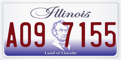 IL license plate A097155