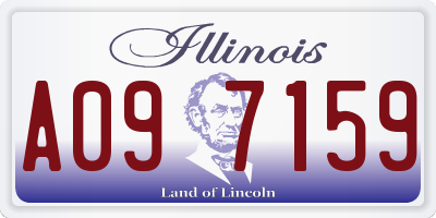 IL license plate A097159