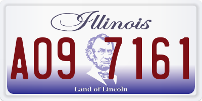 IL license plate A097161