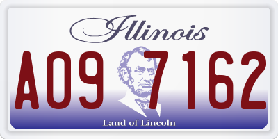 IL license plate A097162