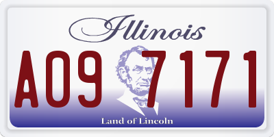 IL license plate A097171