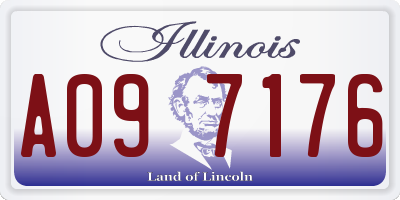IL license plate A097176