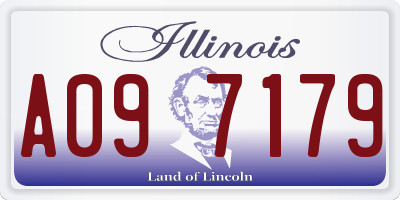 IL license plate A097179