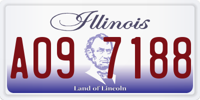 IL license plate A097188