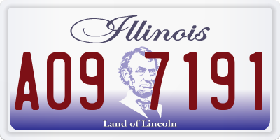 IL license plate A097191