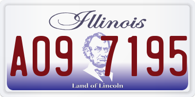 IL license plate A097195