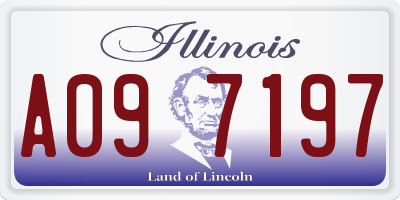 IL license plate A097197