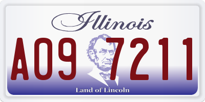 IL license plate A097211