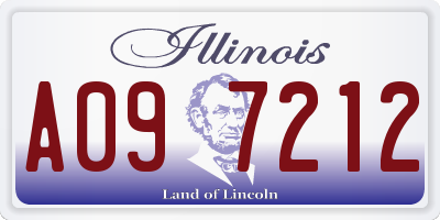 IL license plate A097212