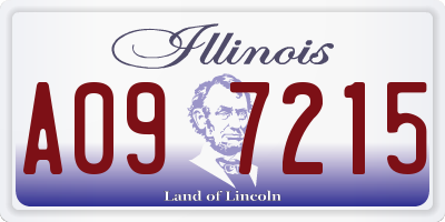 IL license plate A097215
