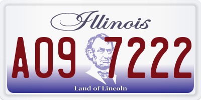 IL license plate A097222